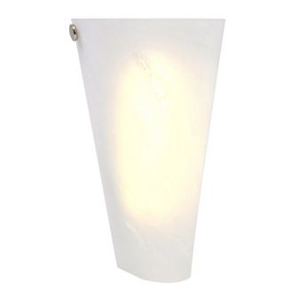 Smart Living Frosted Marble Wireless Indoor / Outdoor Conical LED Wall Sconce