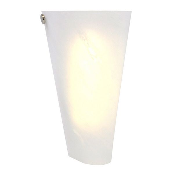 It S Exciting Lighting Frosted Marble Wireless Indoor Outdoor Conical Led Wall Sconce