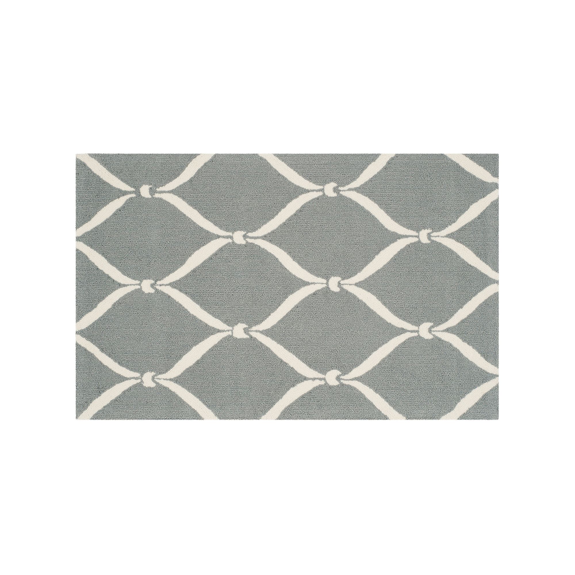 Safavieh Four Seasons Aventura Lattice Indoor Outdoor Rug, Gray Ivory