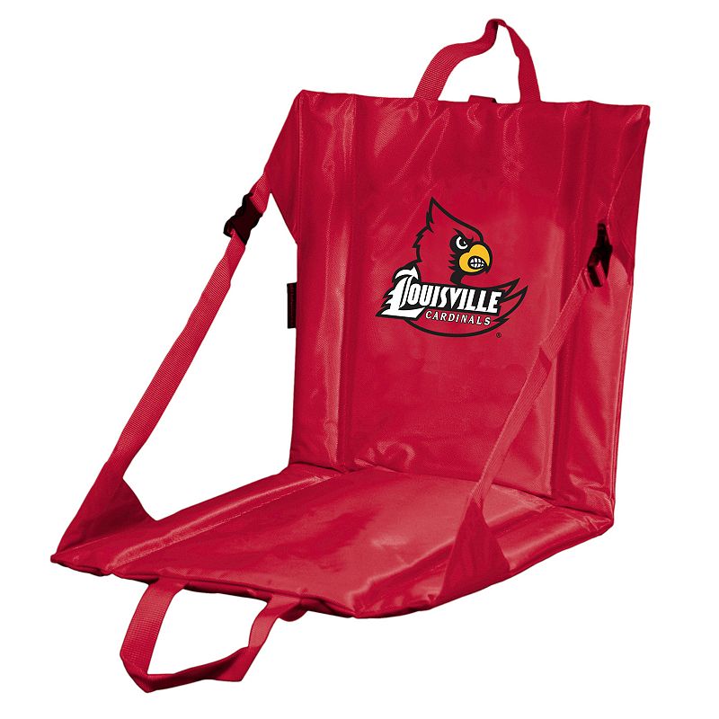 Logo Brand Louisville Cardinals Folding Stadium Seat, Multicolor