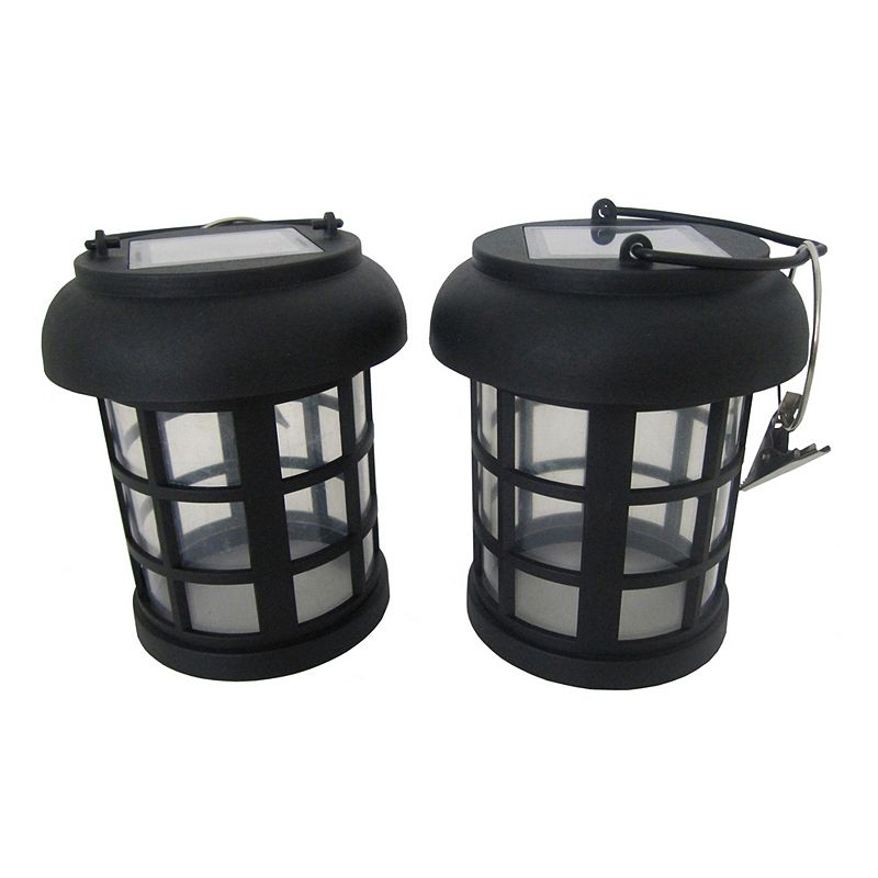 Umbrella Hanging Solar Lantern 2-pack