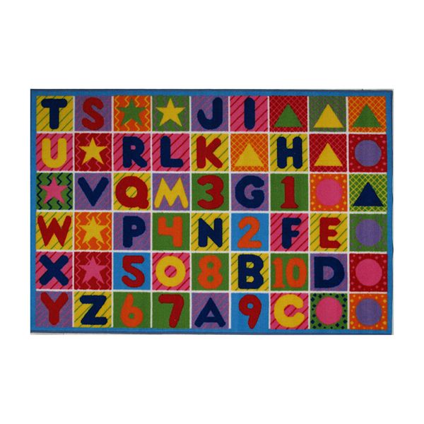 Fun Rugs Fun Time Numbers & Letters Rug