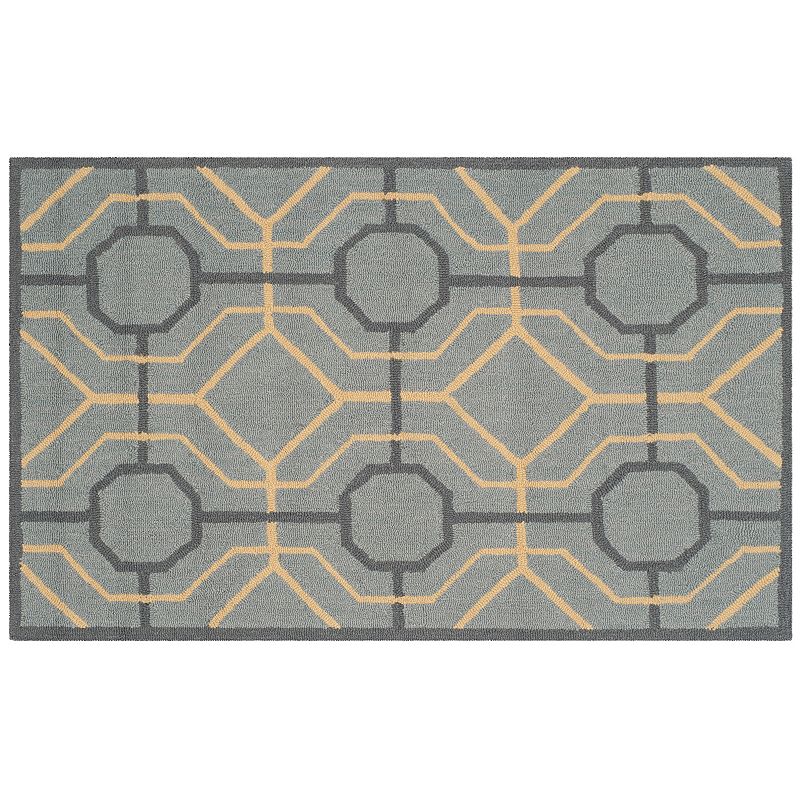 Safavieh Four Seasons Boynton Geometric Indoor Outdoor Rug, Multicolor, 5X8 Ft