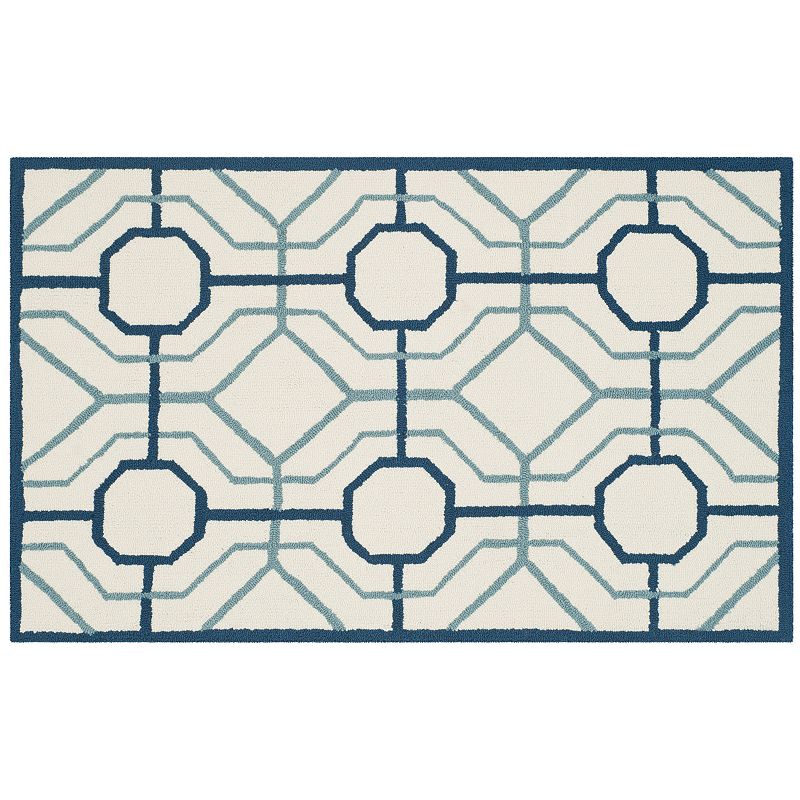 Safavieh Four Seasons Boynton Geometric Indoor Outdoor Rug, Multicolor, 5X8 Ft