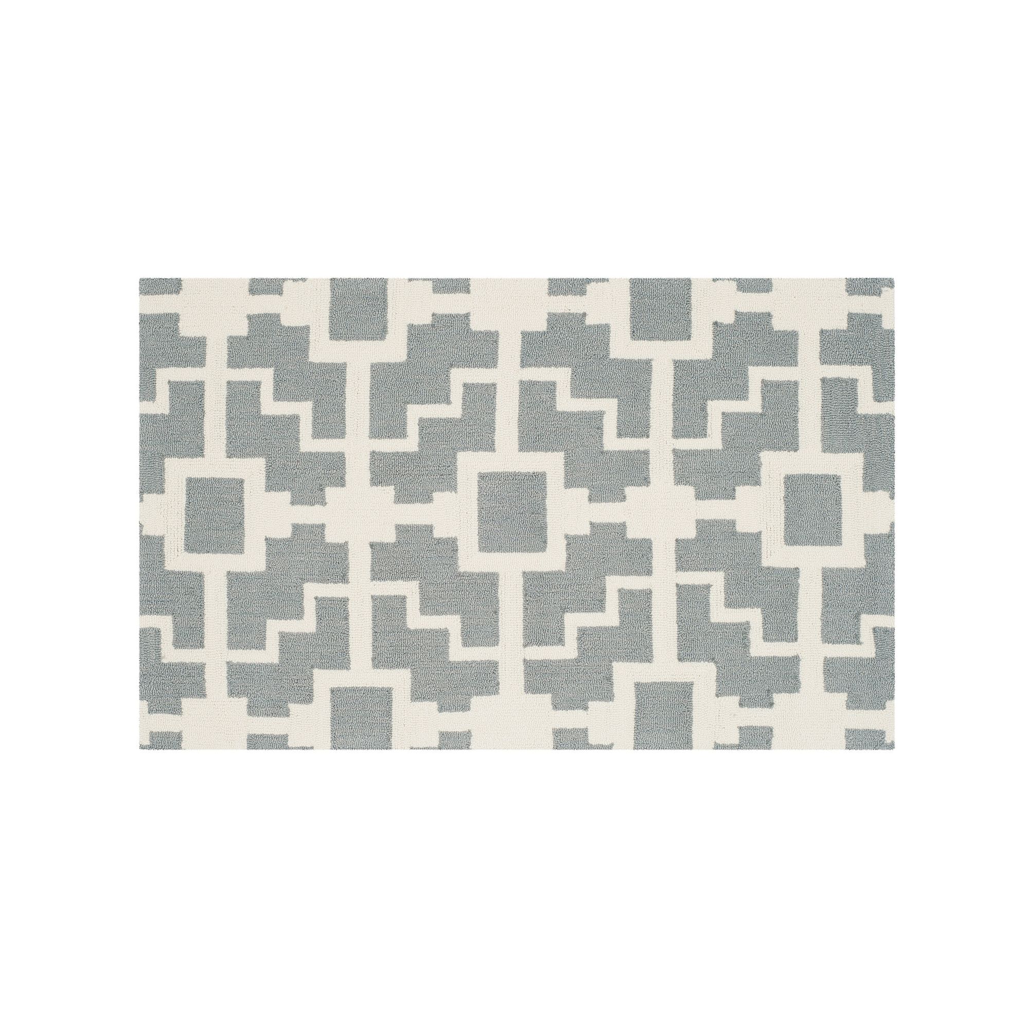 Safavieh Four Seasons Crestview Geometric Indoor Outdoor Rug, Gray Ivory