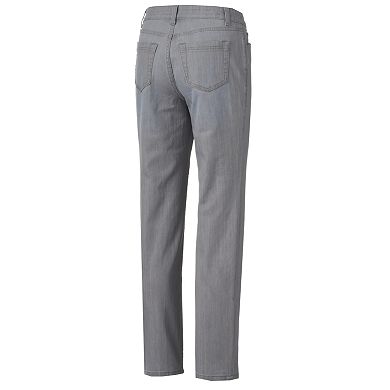 Women's Croft & Barrow® Classic Slimming Straight-Leg Jeans