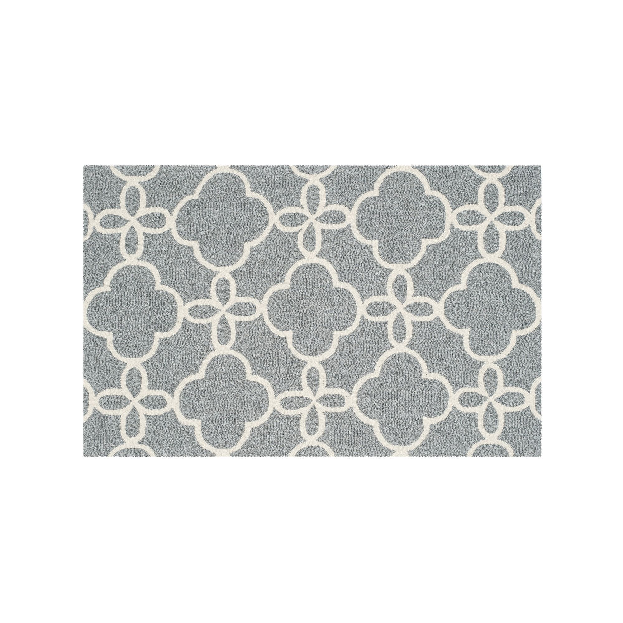 Safavieh Four Seasons Newberry Trellis Indoor Outdoor Rug, Gray Ivory