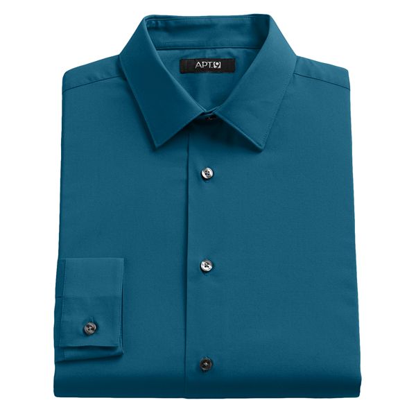 Men's Apt. 9® Slim-Fit Solid Stretch Dress Shirt