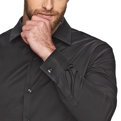 Men's Marc Anthony Textured Slim-Fit No-Iron Dress Shirt
