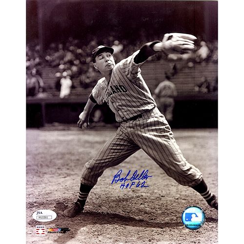 Steiner Sports Cleveland Indians Bob Feller Signed 8 x 10 Photo