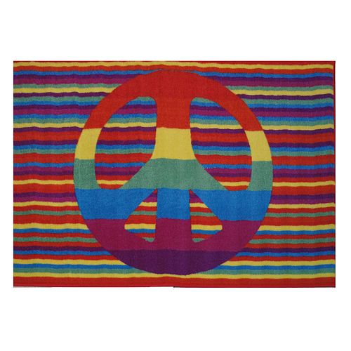 Fun Rugs Fun Time Groovy Peace Rug