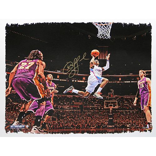 Steiner Sports Los Angeles Clippers Chris Paul Overtime Goal Signed Canvas Wall Art