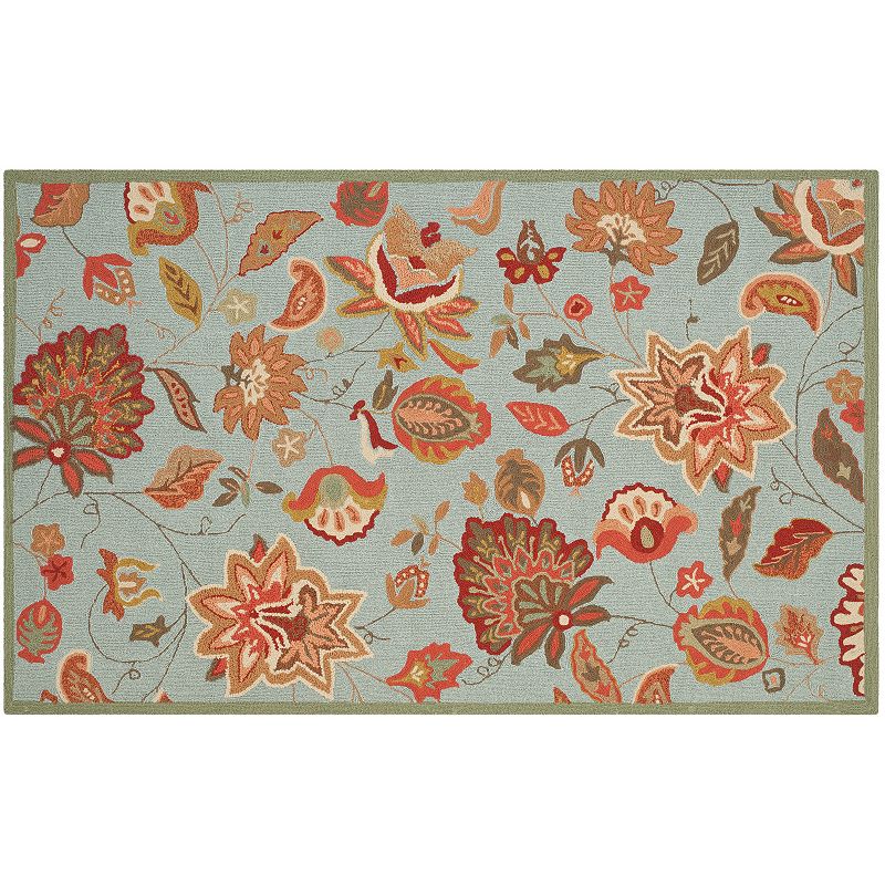 Safavieh Four Seasons Parkland Floral Indoor Outdoor Rug, Multicolor, 8X10 Ft