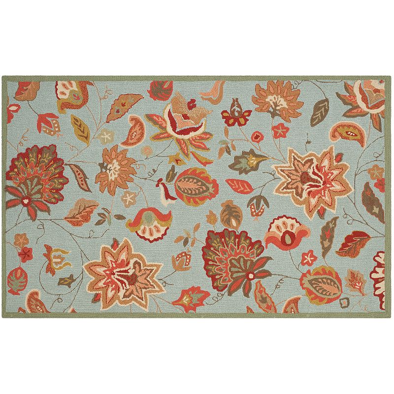 Safavieh Four Seasons Parkland Floral Indoor Outdoor Rug, Multicolor, 8X10 Ft at RugsBySize.com