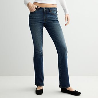 Juniors' SO® Low-Rise Bootcut Jeans