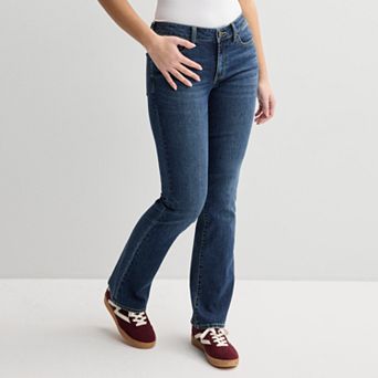 Juniors' SO® Low Rise Bootcut Jeans