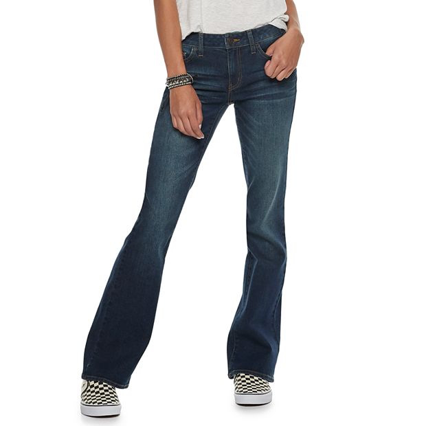 Juniors' SO® Low Rise Flare Jeans
