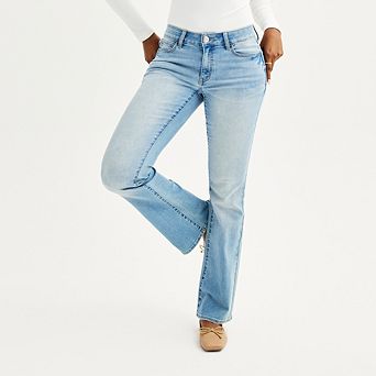 Juniors' SO® Low Rise Bootcut Jeans