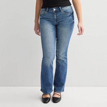 Juniors' SO® Low Rise Bootcut Jeans