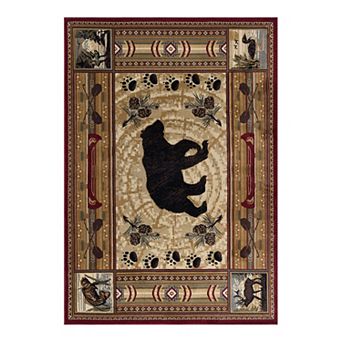 KHL Rugs Black Bear Lodge Rug