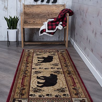 KHL Rugs Black Bear Lodge Rug