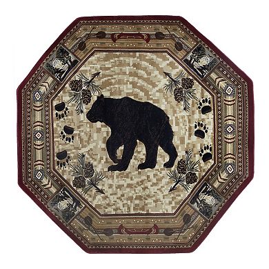 KHL Rugs Black Bear Lodge Rug