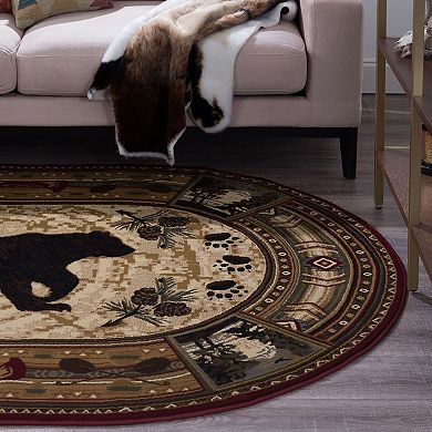 KHL Rugs Black Bear Lodge Rug