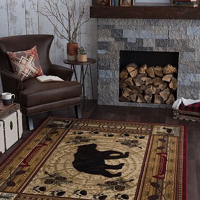 KHL Rugs Black Bear Lodge Rug
