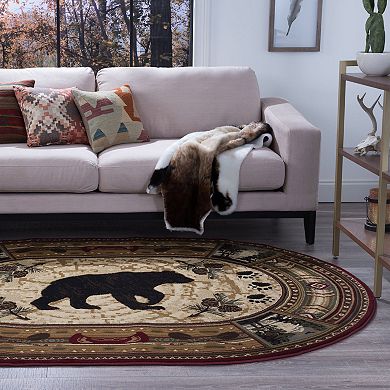 KHL Rugs Black Bear Lodge Rug