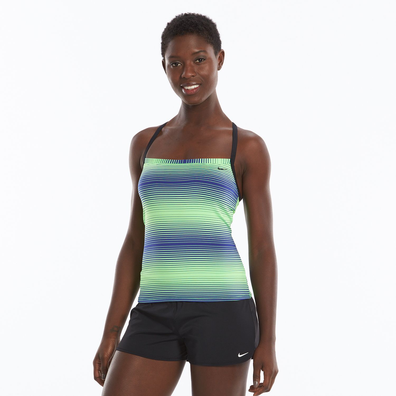 women's nike streamline bikini top