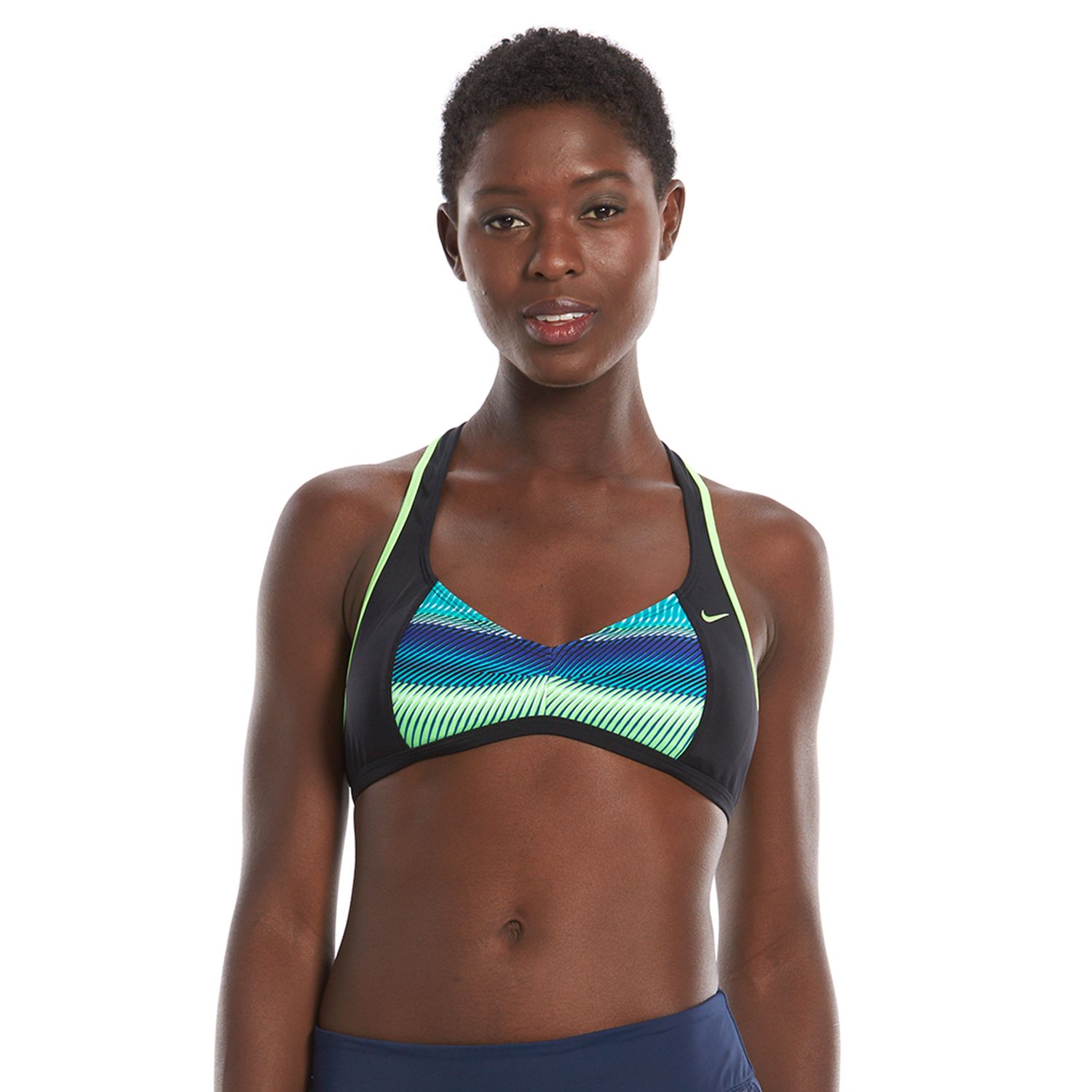 women's nike streamline bikini top