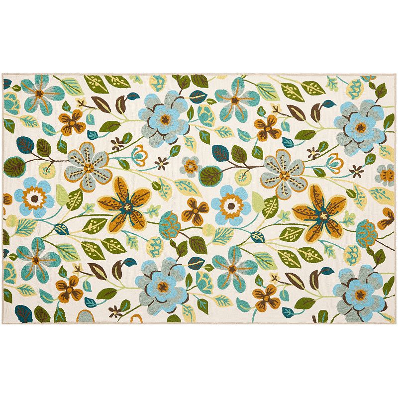 Safavieh Four Seasons Jasper Floral Indoor Outdoor Rug, Multicolor, 4X6 Ft