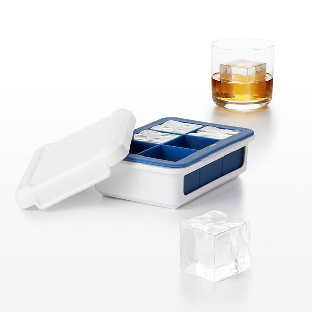 OXO Good Grips Large Cube Covered Silicone Ice Cube Tray