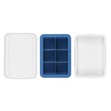 OXO Good Grips Large Cube Covered Silicone Ice Cube Tray