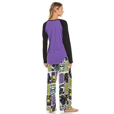 Star Wars Pajamas: Knit Sleep Top & Microfleece Pants Pajama Set - Juniors