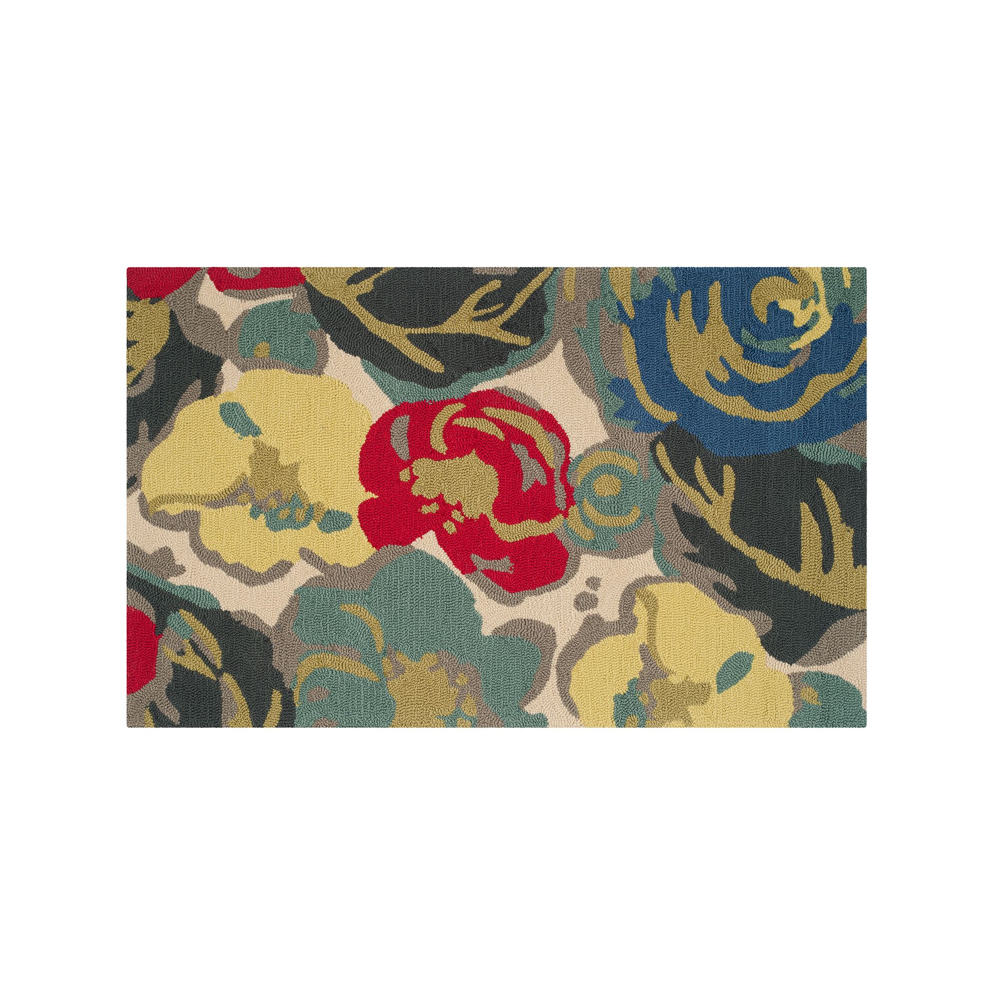 Safavieh Four Seasons Avon Floral Indoor Outdoor Rug, Ivory