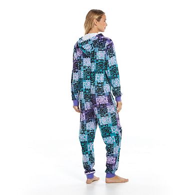 Star Wars Pajamas: Hooded Microfleece One-Piece Pajamas - Juniors