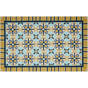 Safavieh Four Seasons Ocala Framed Suzani Indoor Outdoor Rug