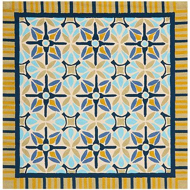 Safavieh Four Seasons Ocala Framed Suzani Indoor Outdoor Rug