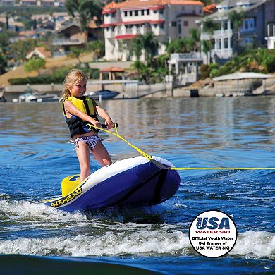 Airhead EZ Ski Inflatable Single Rider Towable Water Ski Hybrid