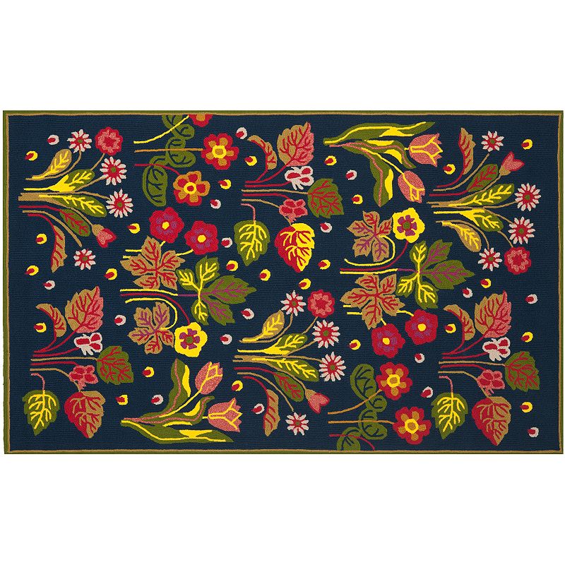 Safavieh Four Seasons Haines Floral Indoor Outdoor Rug, Multicolor, 6FT Sq