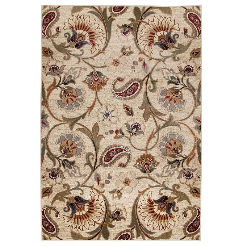 KHL Rugs Fairfield Rug, White, 8X11 Ft