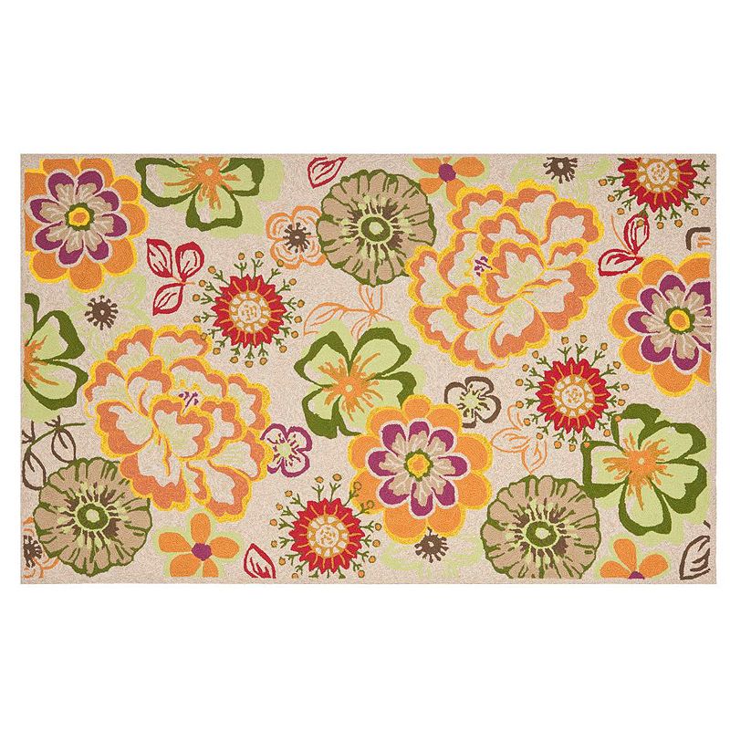 Safavieh Four Seasons Wellington Floral Indoor Outdoor Rug, Multicolor, 6FT Sq