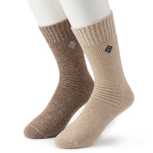 Men's Columbia 2pack Brushed Fleece Crew Socks
