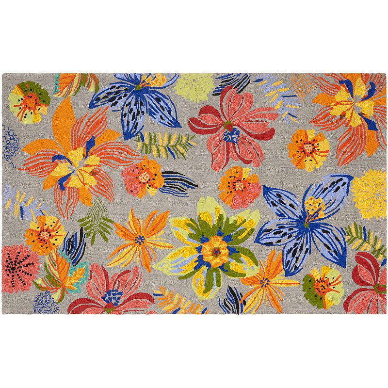 Safavieh Four Seasons Melbourne Floral Indoor Outdoor Rug, Multicolor, 2X6 