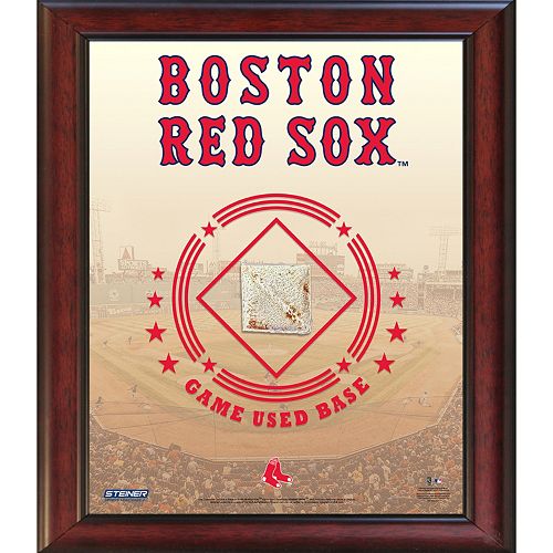 Steiner Sports Boston Red Sox Game Used Base Stadium Collage