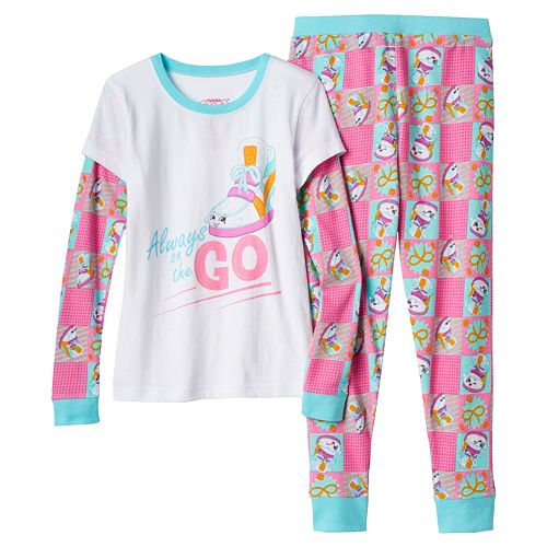 Download Girls 4-10 Shopkins Sneaky Wedge Thermal Mock-Layered ...