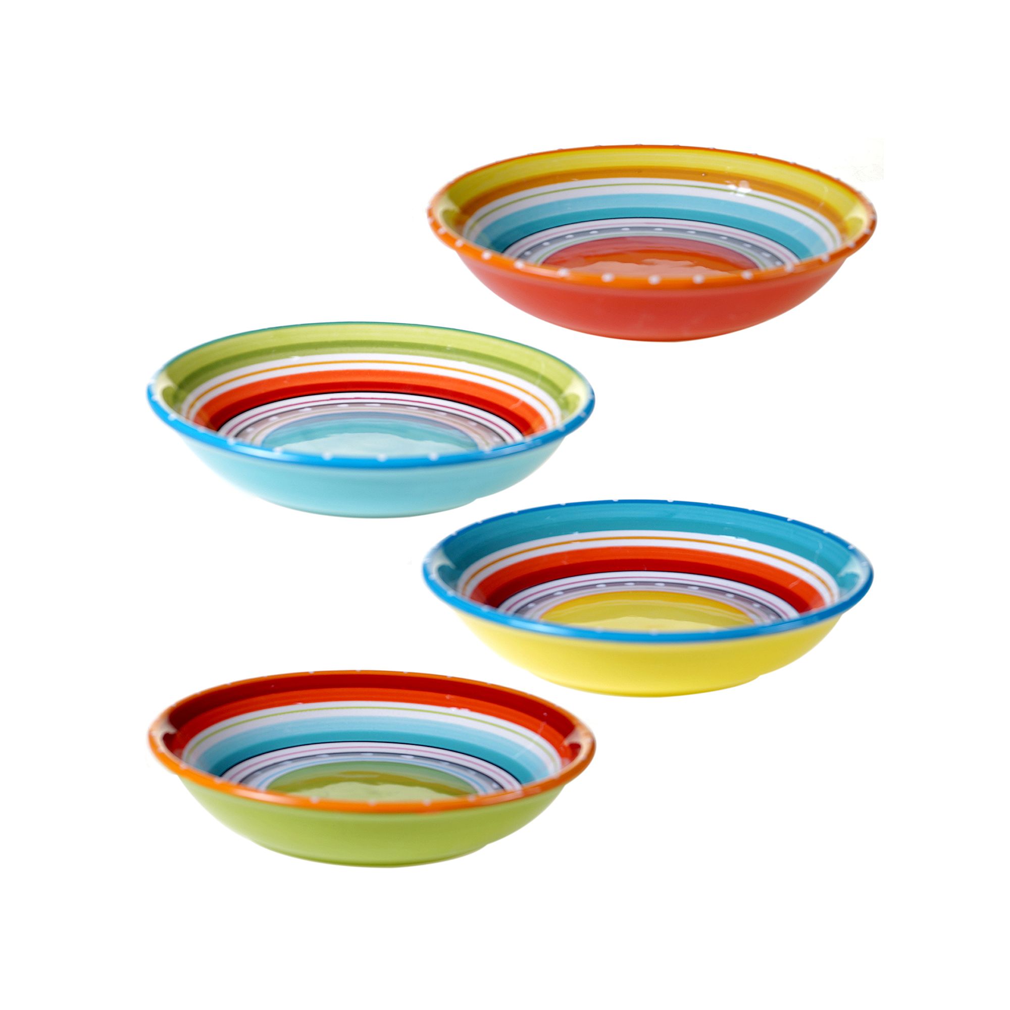 Certified International Mariachi 4-pc. Pasta Bowl Set, Multicolor