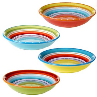 Certified International Mariachi 4 pc Pasta Bowl Set
