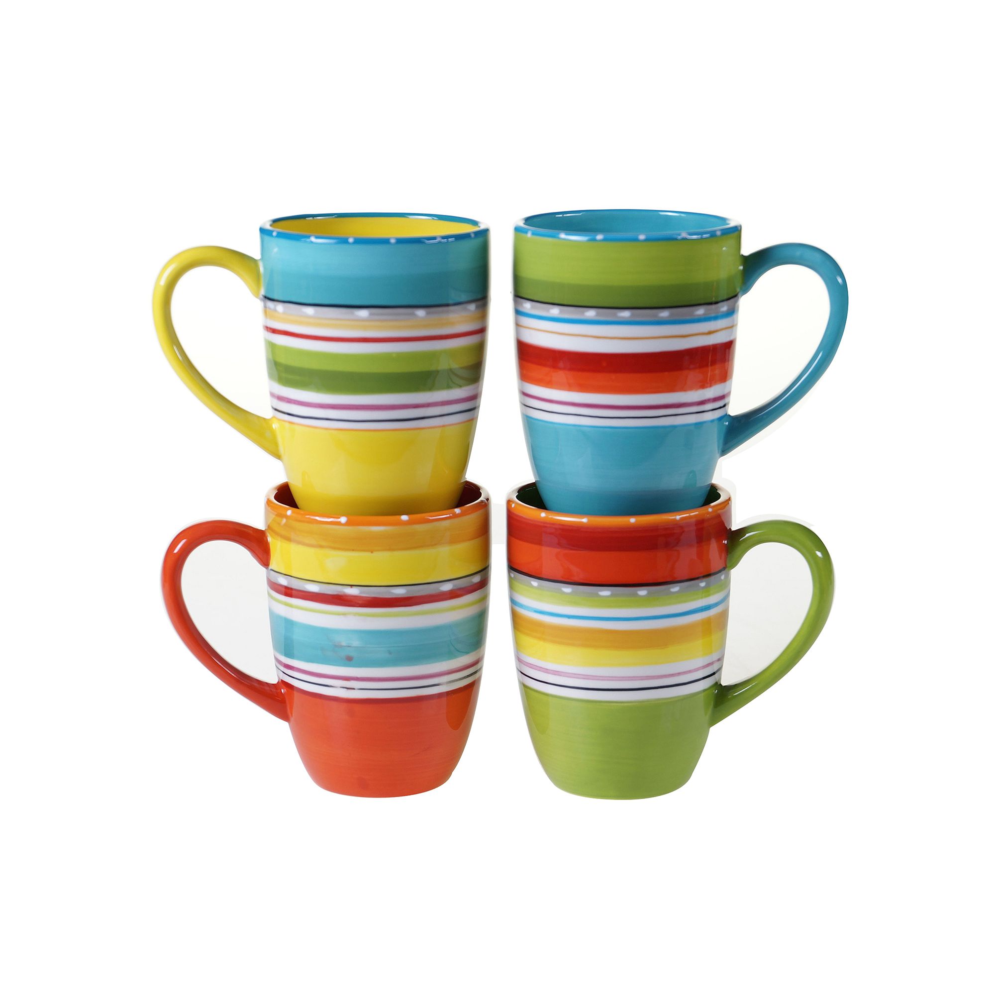 Certified International Mariachi 4-pc. Mug Set, Multicolor